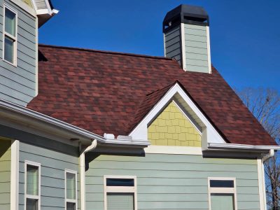 Newly Installed Asphalt Shingles